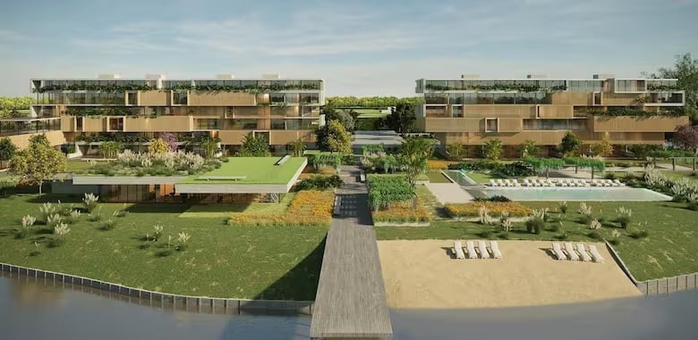 En los macrolotes 8 y 9 Creaurbana levantará dos edificios que sumarán 100 unidades y que desembocarán directamente al agua